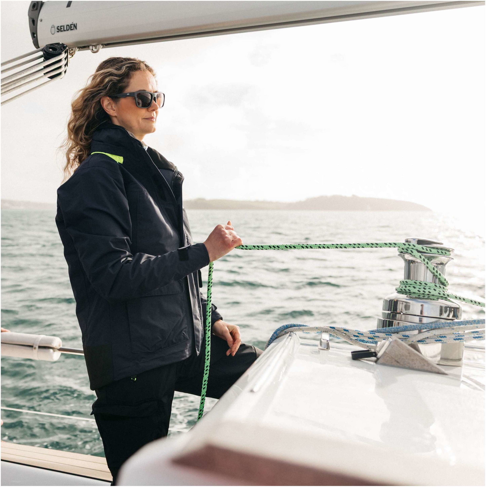 2026 Gill Womens OS3 Coastal Cruising Sailing Jacket OS34JW - Navy